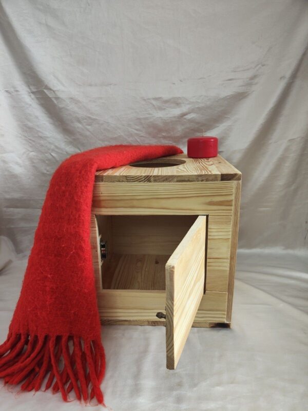Handmade Wooden Yoni Steam Seat with Herbal Bowl for V Steaming and Postpartum Feminine Care