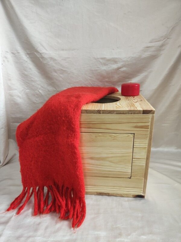 Handmade Wooden Yoni Steam Seat with Herbal Bowl for V Steaming and Postpartum Feminine Care